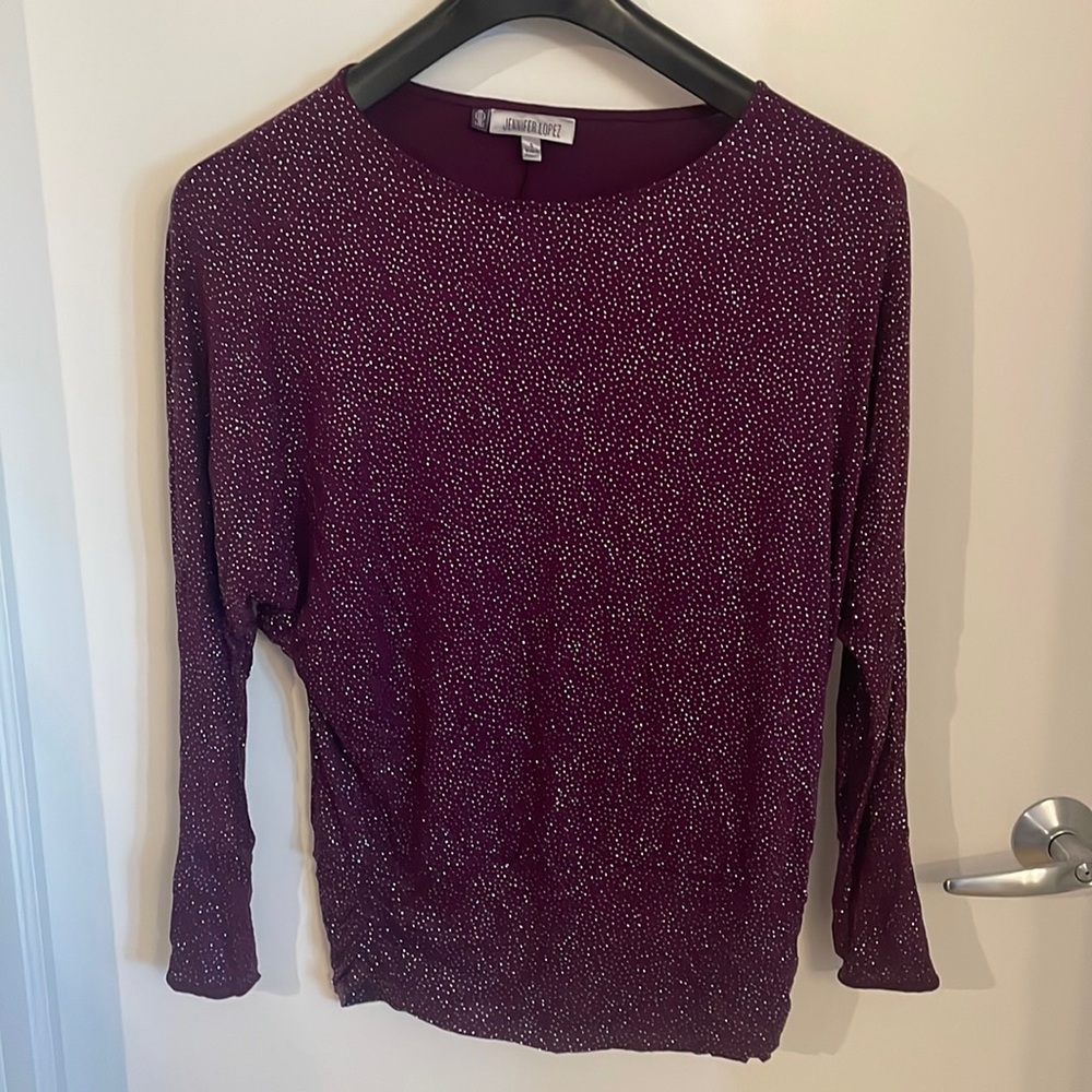 Jennifer Lopez Sparkly Shirt